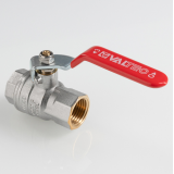 Кран шаровой латунный Valtec ГОСТ 1/2 ВР ручка рычаг VT.414.N.04