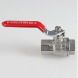 Кран шаровой латунный Valtec ГОСТ 1/2 ВР ручка рычаг VT.414.N.04