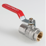 Кран шаровой латунный Valtec ГОСТ 1/2 ВР ручка рычаг VT.414.N.04