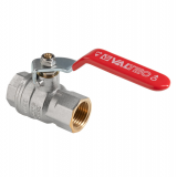 Кран шаровой латунный Valtec ГОСТ 1/2 ВР ручка рычаг VT.414.N.04
