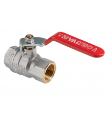 Кран шаровой латунный Valtec ГОСТ 1/2 ВР ручка рычаг VT.414.N.04