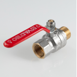 Кран шаровой латунный Valtec ГОСТ 3/4 ВР x 3/4 НР ручка рычаг VT.415.N.05