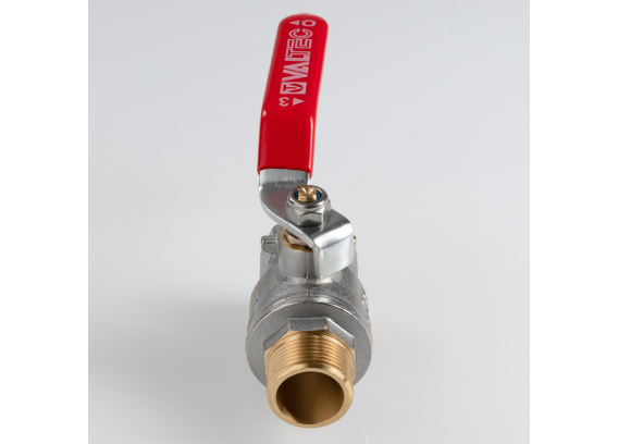 Кран шаровой латунный Valtec ГОСТ 3/4 ВР x 3/4 НР ручка рычаг VT.415.N.05