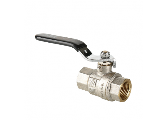 Кран шаровой латунный Valtec Perfect 1/2 ВР ручка рычаг VT.314.N.04