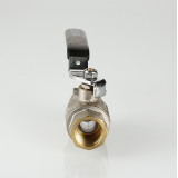 Кран шаровой латунный Valtec Perfect 1/2 ВР ручка рычаг VT.314.N.04
