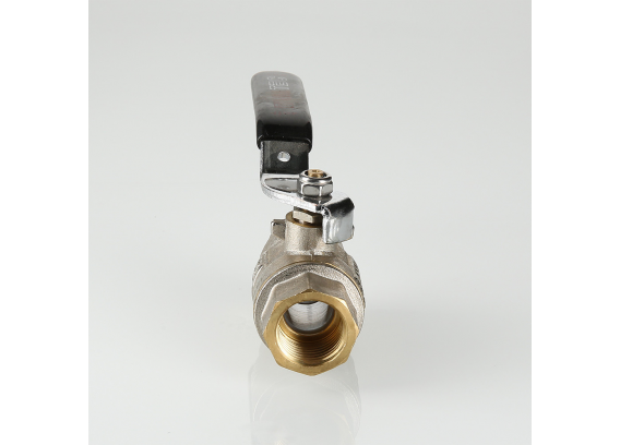 Кран шаровой латунный Valtec Perfect 1/2 ВР ручка рычаг VT.314.N.04