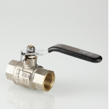 Кран шаровой латунный Valtec Perfect 1/2 ВР ручка рычаг VT.314.N.04