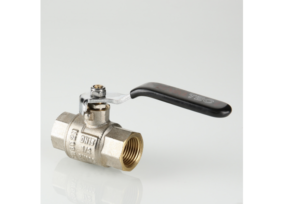Кран шаровой латунный Valtec Perfect 1/2 ВР ручка рычаг VT.314.N.04