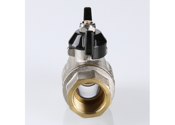 Кран шаровой латунный Valtec Perfect 3/4 ВР ручка бабочка VT.317.N.05