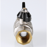 Кран шаровой латунный Valtec Perfect 3/4 ВР ручка бабочка VT.317.N.05