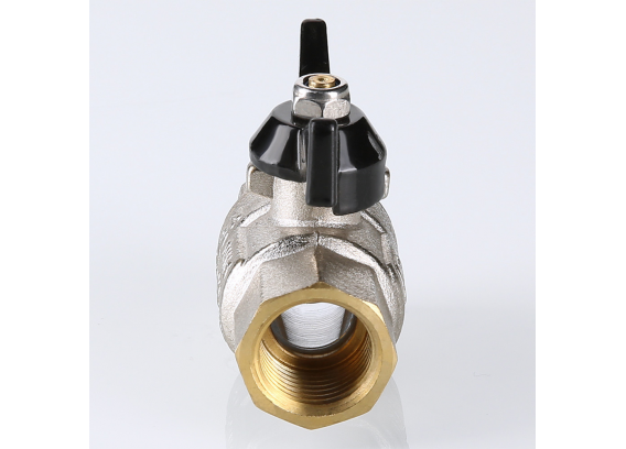 Кран шаровой латунный Valtec Perfect 3/4 ВР ручка бабочка VT.317.N.05