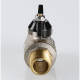 Кран шаровой латунный Valtec Perfect 3/4 ВР x 3/4 НР ручка бабочка VT.318.N.05