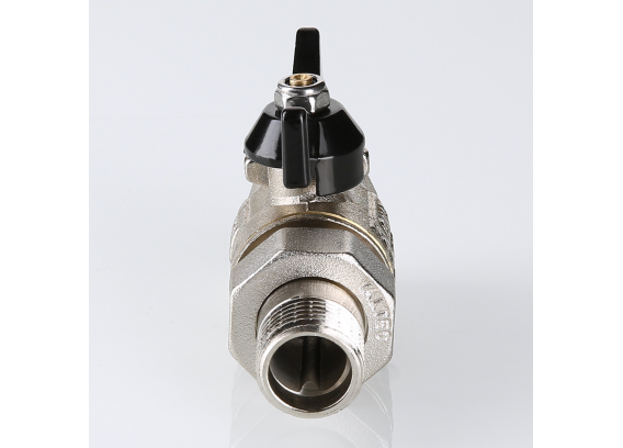 Кран шаровой латунный Valtec Perfect 3/4 ВР x 3/4 НР ручка бабочка, с полусгоном VT.327.N.05