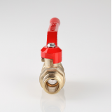 Кран шаровой латунный Valtec Стандарт 1/2 ВР x 1/2 НР ручка рычаг VT.121.GN.04