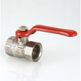 Кран шаровой латунный Valtec Compact 3/4 ВР x 3/4 ВР ручка рычаг VT.090.N.05