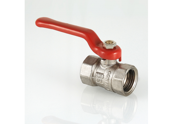 Кран шаровой латунный Valtec Compact 3/4 ВР x 3/4 ВР ручка рычаг VT.090.N.05