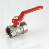 Кран шаровой латунный Valtec Compact 3/4 ВР x 3/4 ВР ручка рычаг VT.090.N.05