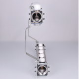 Коллекторная группа Valtec из нержавеющей стали, 1" x 3/4" ЕК на 3 выхода, с регулирующими и балансировочными клапанами VTc.582.EMNX.0603