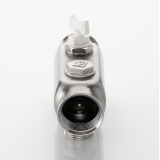 Коллектор распределительный Valtec из нержавеющей стали, 1" x 3/4" ЕК на 2 контура, с межосевым расстоянием (50 мм) VTc.505.SS.060502