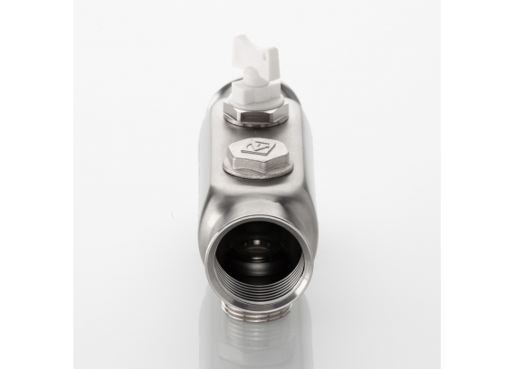 Коллектор распределительный Valtec из нержавеющей стали, 1" x 3/4" ЕК на 2 контура, с межосевым расстоянием (50 мм) VTc.505.SS.060502