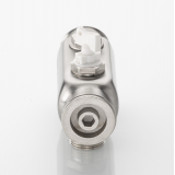 Коллектор распределительный Valtec из нержавеющей стали, 1" x 3/4" ЕК на 2 контура, с межосевым расстоянием (50 мм) VTc.505.SS.060502
