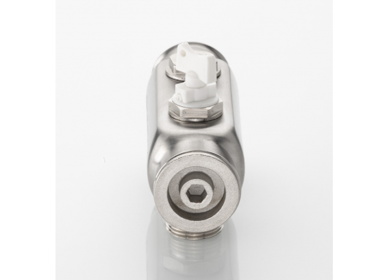 Коллектор распределительный Valtec из нержавеющей стали, 1" x 3/4" ЕК на 2 контура, с межосевым расстоянием (50 мм) VTc.505.SS.060502