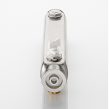 Коллектор распределительный Valtec из нержавеющей стали, 1" x 1/2" на 3 контура, с межосевым расстоянием (100 мм) VTc.510.SS.060403