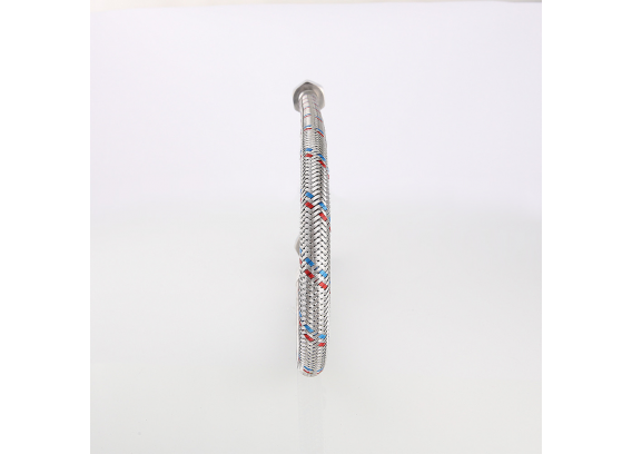 Гибкая подводка для воды Valtec гайка–гайка, 1/2 x 30 см, с ниппелем из нержавеющей стали VTf.001.IS.0404030