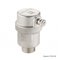 Автоматический воздухоотводчик Valtec прямой, выпуск сбоку 1/2" VT.502.ON.04