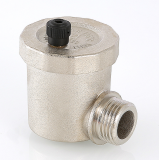 Автоматический воздухоотводчик Valtec угловой, выпуск сверху 1/2" VT.502.NA.04