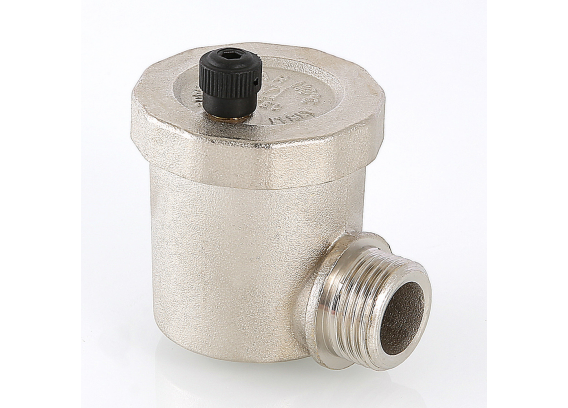Автоматический воздухоотводчик Valtec угловой, выпуск сверху 1/2" VT.502.NA.04