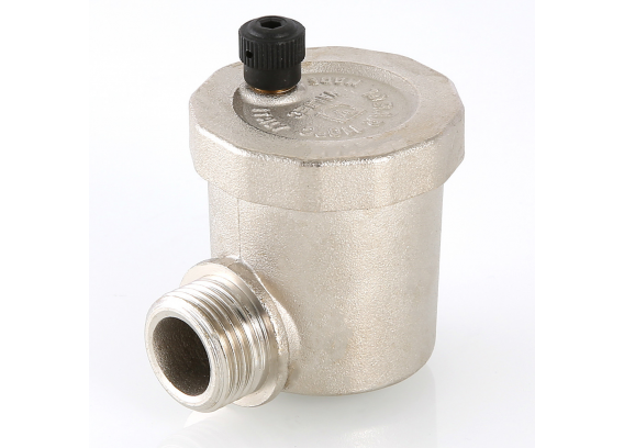 Автоматический воздухоотводчик Valtec угловой, выпуск сверху 1/2" VT.502.NA.04