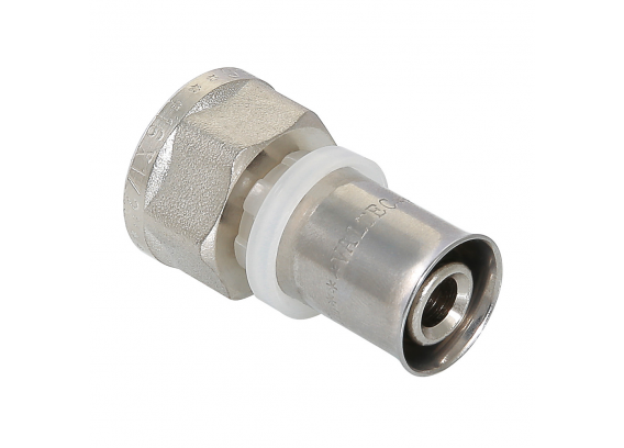 Прямая пресс-муфта Valtec 3/4" x 26 мм. с внутренней резьбой VTm.202.N.002605