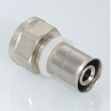 Прямая пресс-муфта Valtec 3/4" x 26 мм. с внутренней резьбой VTm.202.N.002605