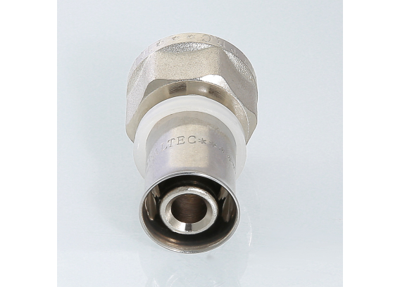 Прямая пресс-муфта Valtec 3/4" x 26 мм. с внутренней резьбой VTm.202.N.002605