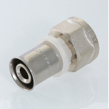 Прямая пресс-муфта Valtec 3/4" x 26 мм. с внутренней резьбой VTm.202.N.002605