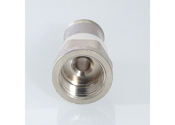 Прямая пресс-муфта Valtec 3/4" x 26 мм. с внутренней резьбой VTm.202.N.002605
