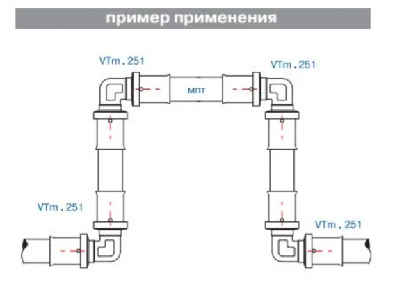 Пресс-угольник соединительный Valtec 16 мм. VTm.251.N.001616
