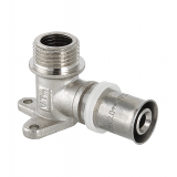 Пресс-водорозетка с креплением Valtec 16 мм. x 1/2" с наружной резьбой VTm.255.N.001604