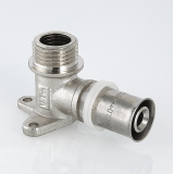 Пресс-водорозетка с креплением Valtec 16 мм. x 1/2" с наружной резьбой VTm.255.N.001604