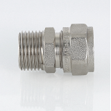 Прямая обжимная муфта Valtec 20 мм. x 1/2" с наружной резьбой VTm.301.N.002004