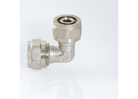Обжимной угольник Valtec 16 мм. равнопроходной VTm.351.N.001616