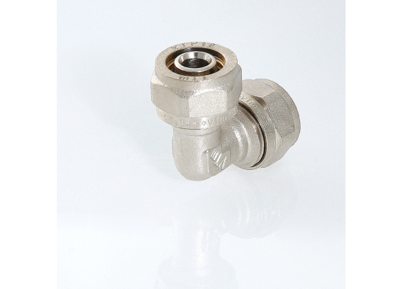Обжимной угольник Valtec 16 мм. равнопроходной VTm.351.N.001616