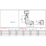 Обжимной угольник Valtec 16 мм. равнопроходной VTm.351.N.001616