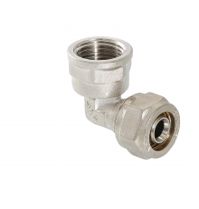 Обжимной угольник Valtec 16 мм. x 1/2" с внутренней резьбой VTm.352.N.001604