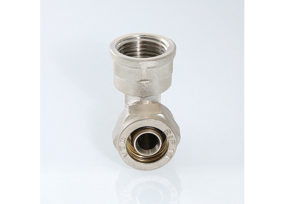 Обжимной угольник Valtec 26 мм. x 3/4" с внутренней резьбой VTm.352.N.002605