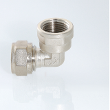 Обжимной угольник Valtec 26 мм. x 3/4" с внутренней резьбой VTm.352.N.002605