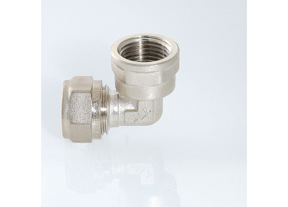 Обжимной угольник Valtec 26 мм. x 3/4" с внутренней резьбой VTm.352.N.002605