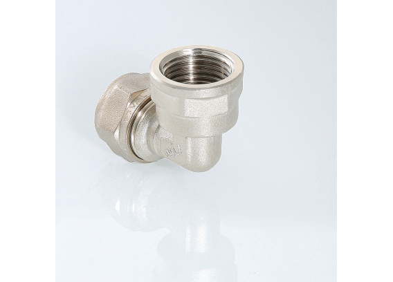 Обжимной угольник Valtec 26 мм. x 3/4" с внутренней резьбой VTm.352.N.002605