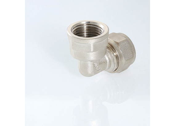 Обжимной угольник Valtec 26 мм. x 3/4" с внутренней резьбой VTm.352.N.002605